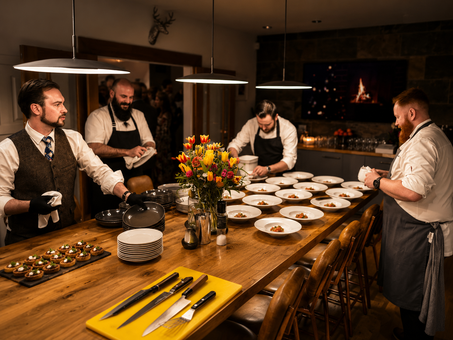 The brigade at the pass