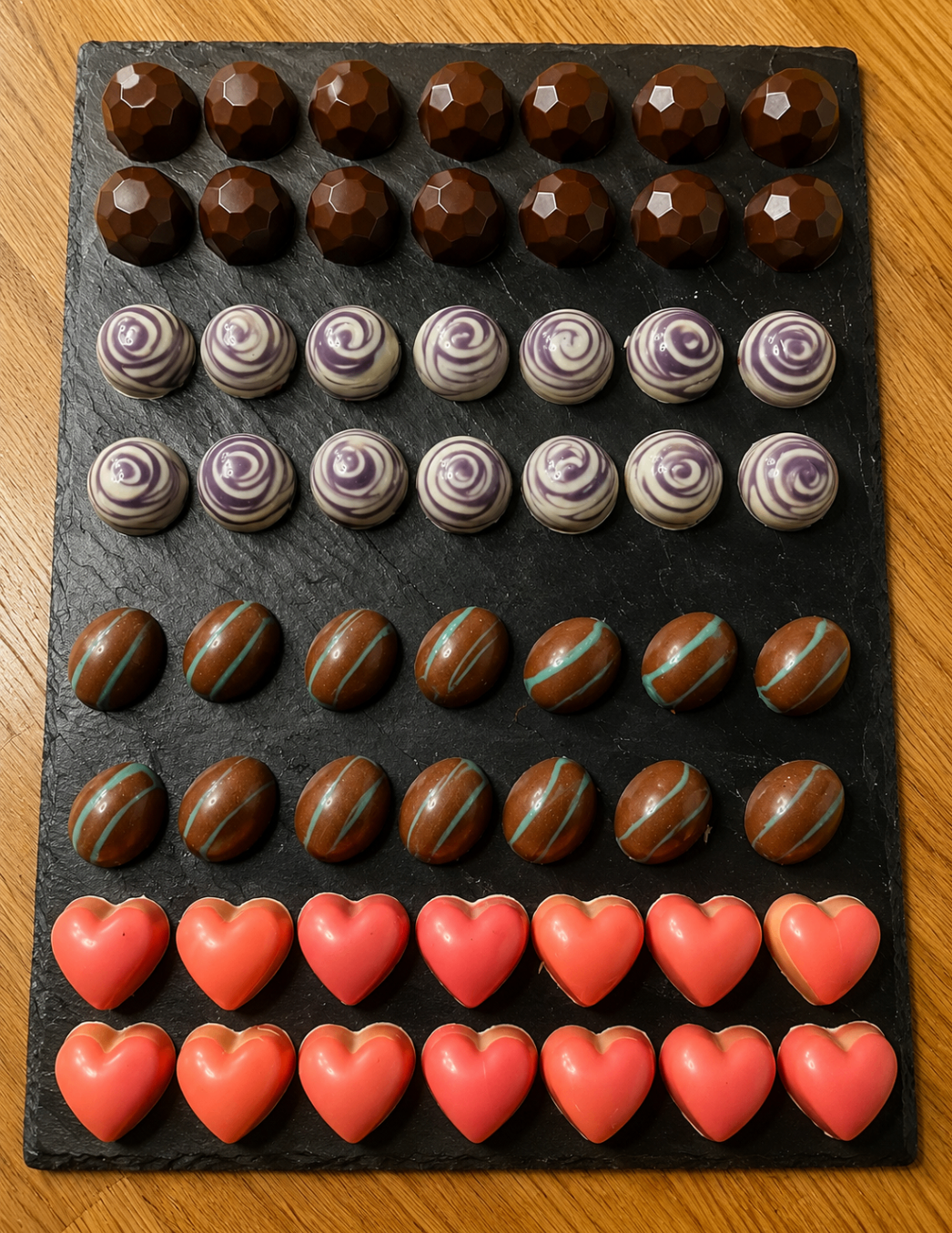 Petits fours chocolate selection